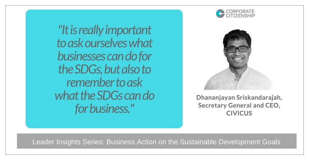 Danny Sriskandarajah Business Action on the SDGs