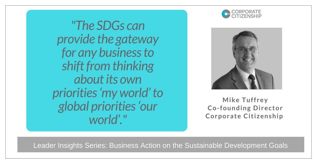 Mike Tuffrey Business Action on the SDGs
