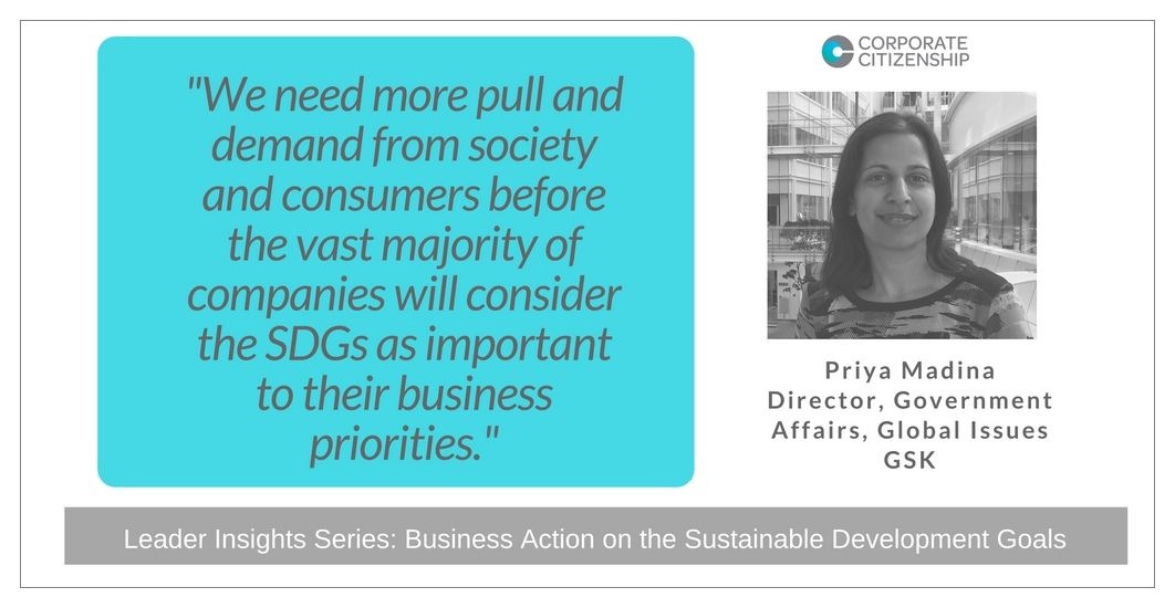 Priya Madina Business Action on the SDGs